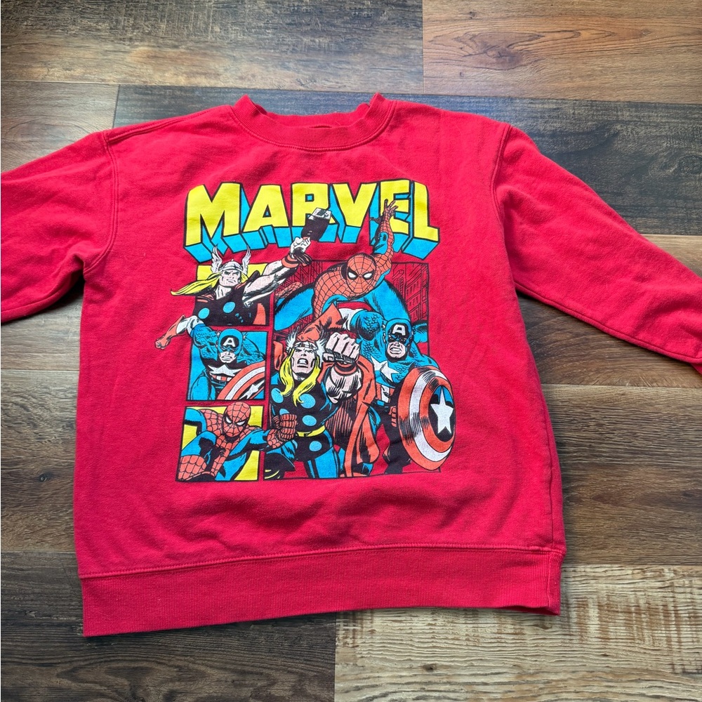 Marvel Red and Yellow Graphic Top